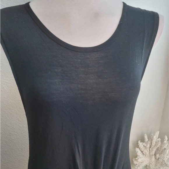 MADEWELL TWISTED SLEEVELESS T-SHIRT DRESS CREW NECK WOMEN'S SIZE LARGE - Picture 5 of 14